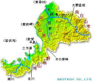 福井県の地形 地盤 ジオテック株式会社