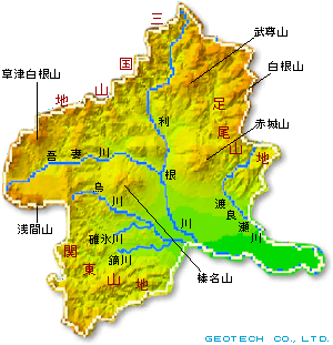 群馬県の地形 地盤 ジオテック株式会社