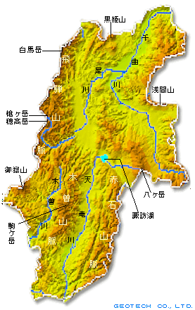 長野県の地形 地盤 ジオテック株式会社