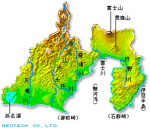 地図 静岡 県